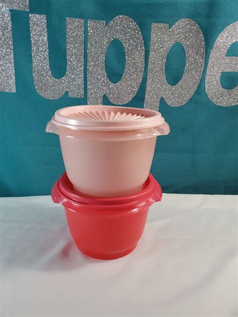 Tupperware Classic 20oz Servalier Shades Of Pink Set Of 2 New 20 Oz EBay