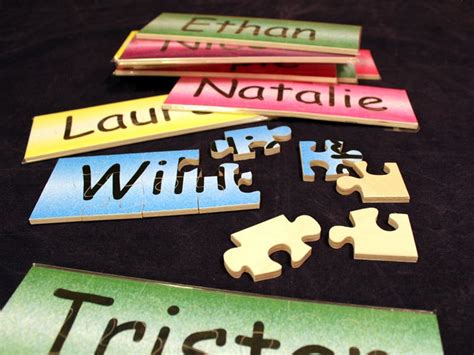 Custom Made Wooden Name Jigsaw Puzzles - Etsy