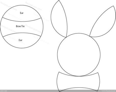 Bunny Cake Template