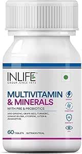 Amazon Ment Multivitamin Tablets For Men Women With Ginseng