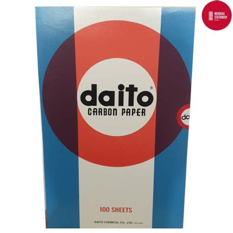 Jual Kertas Paper Karbon Carbon Daito Hitam Ukuran F Folio Lembar