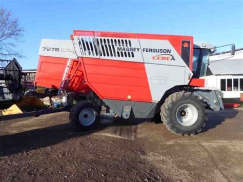 Massey Ferguson Mf Rotary Combine Fitted With Ft Header