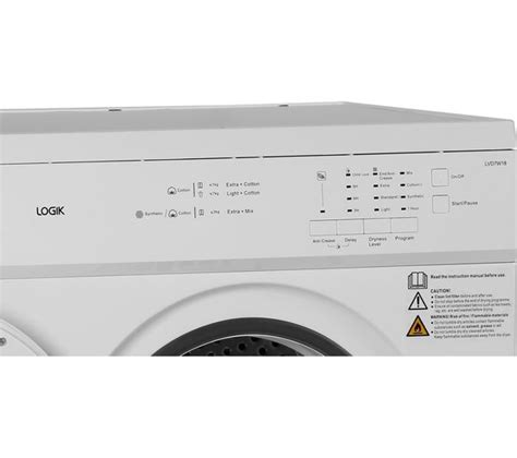 LOGIK LVD7W18 7 Kg Vented Tumble Dryer White Fast Delivery Currysie