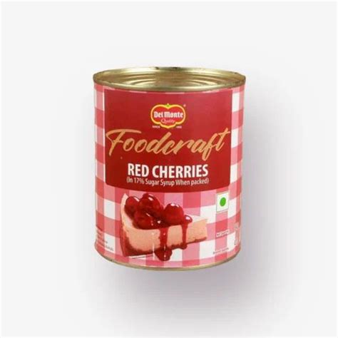 Del Monte Foodcraft Red Cherries Gm At Rs Pack Canned Food In