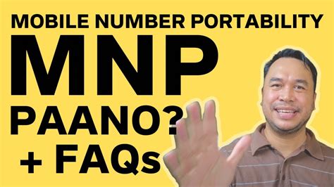 Mobile Number Portability MNP Paano FAQs YouTube