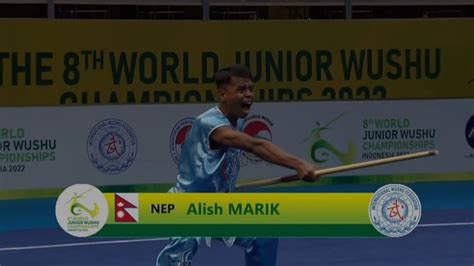 Mens Nangun Alish Marik Nepal 8th World Junior Wushu Championships