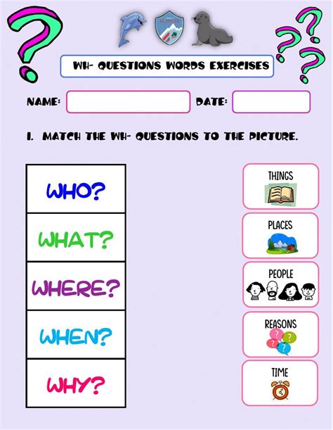 Wh Questions Online Exercise For G3 Worksheets Library