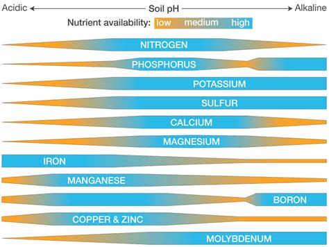 soil ph scale range