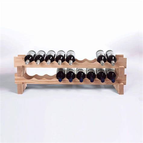 Wine Enthusiast Bottle Stackable Wine Rack Kit In Natural