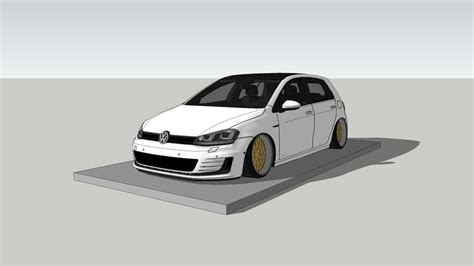 VW Golf GTi MK7 Stance 3D Warehouse