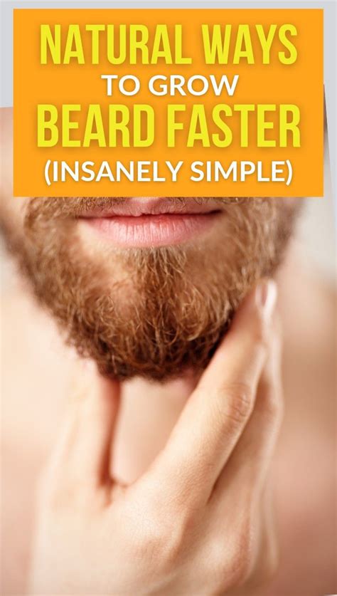 Sure Natural Ways To Make Beard Grow Faster Grow Beard Grow Beard