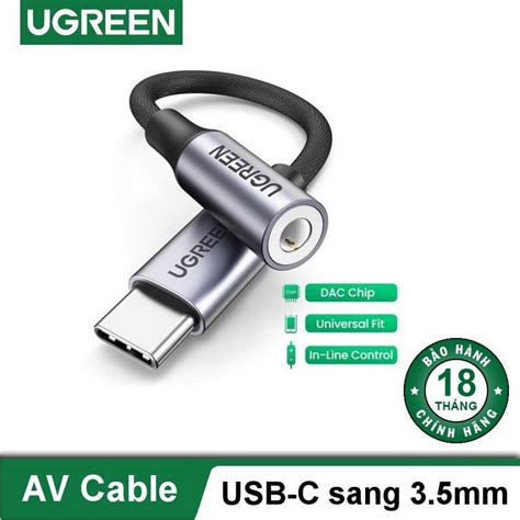 B Chuy N I M Thanh Usb Type C To Mm V I Chip Dac Ugreen