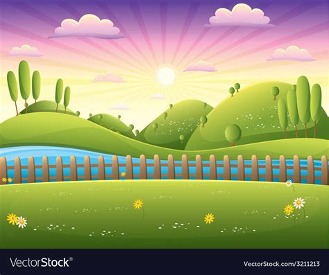 Landscape Royalty Free Vector Image - VectorStock