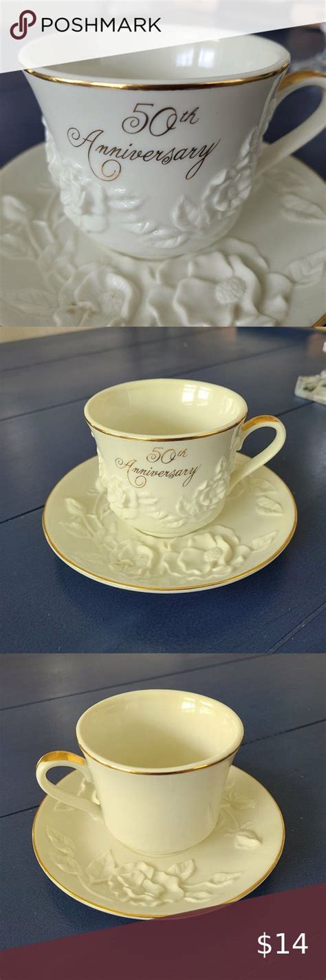 50th Golden Anniversary Cup And Saucer 50th Golden Anniversary