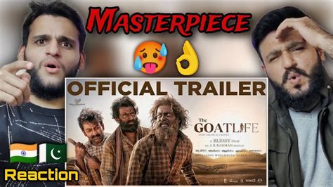 Aadujeevitham The Goat Life Trailer Reaction Prithviraj Sukumaran