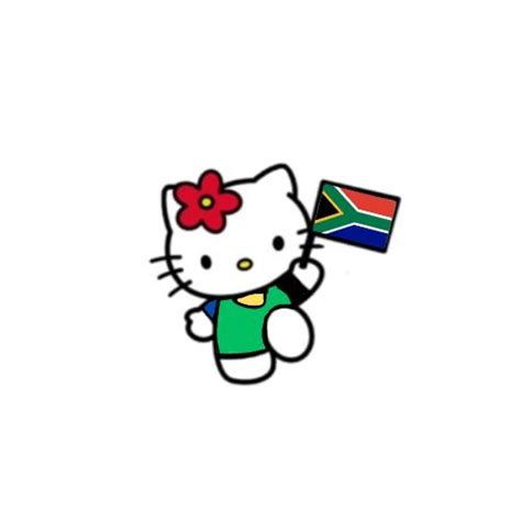 South African Hello Kitty Pfp Hello Kitty South African Flag South Africa Flag