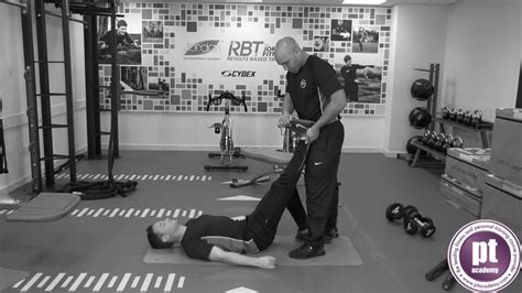 Lying Gastrocnemius Stretch - Personal Training: Pt Academy - YouTube