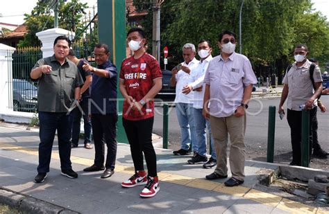 Menteri Bumn Cek Persiapan Acara Pernikahan Kaesang Erina Antara Foto