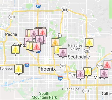 Srp Power Outage Map Mesa