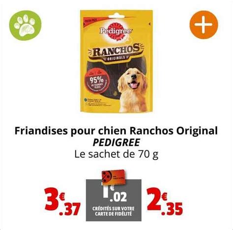 Promo Friandises Pour Chien Ranchos Original Pedigree Chez Coccinelle