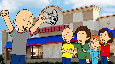 Classic Caillou Ruins Caillou S Birthday Trip To Chuck E Cheese S Grounded Youtube