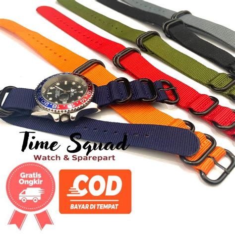 Jual Strap Tali Jam Tangan Nato Canvas Tali Jam Tangan Canvas Nato Zulu