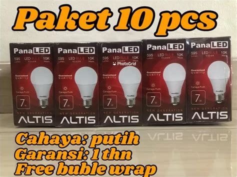 BOHLAM LED PANALED ALTIS 7W PAKET 10 PCS Lazada Indonesia