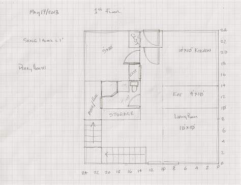 First Floor 24'X24" cabin Cabin Design, Cabin Plans, Cabin Ideas, Floor ...