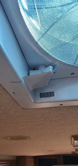 Hike Crew In White Manual Rv Roof Vent Fan With Speeds And Led