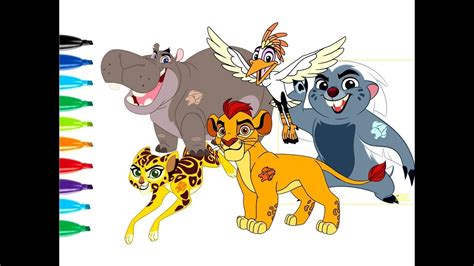 Buy How To Draw The Lion Guard Premium Lion Guard Characters Drawing ...