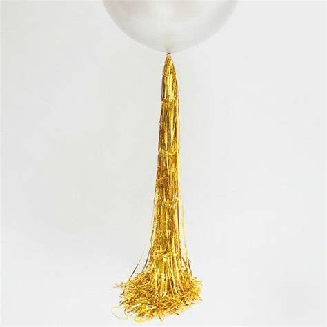 Gold Balloon Tassel Tail Jumbo Balloons Metallic Balloons Giant