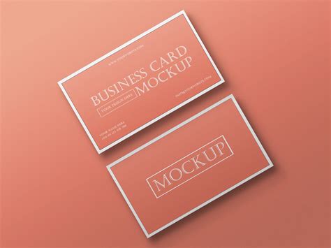 Free Elegant Business Card Mockup Psd Mockuptree