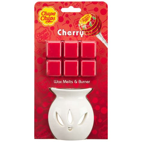 Chupa Chups Wax Melts Burner Set Cherry Candles B M