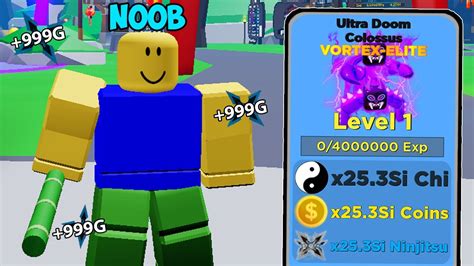 Noob With Vortex Elite Pets In Roblox Ninja Legends Youtube