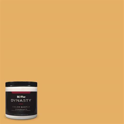 BEHR DYNASTY 8 Oz MQ4 11 Lamplit One Coat Hide Matte Stain Blocking