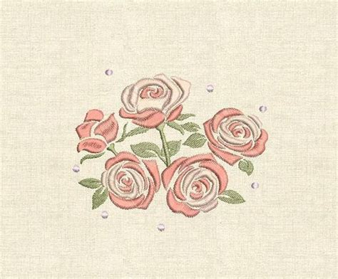 Flower Embroidery Designs Rose Embroidery Machine Embroidery Designs