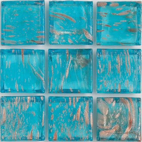 Zircon Aventurina 1x1 Glass Tile E11 225 05s American Glass Mosaics Aquablu Mosaics