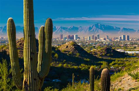 Download An Aerial View Of Phoenix Arizona” Wallpaper