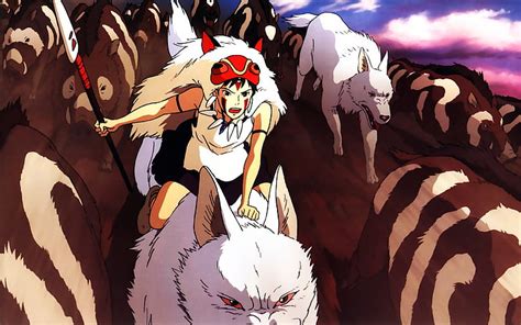 720x1208px | free download | HD wallpaper: anime movie scene, Studio Ghibli, Princess Mononoke ...