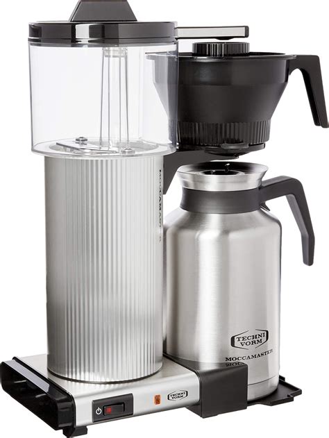 Moccamaster 39340 Grand Cafetière avec carafe thermique Argenté brossé