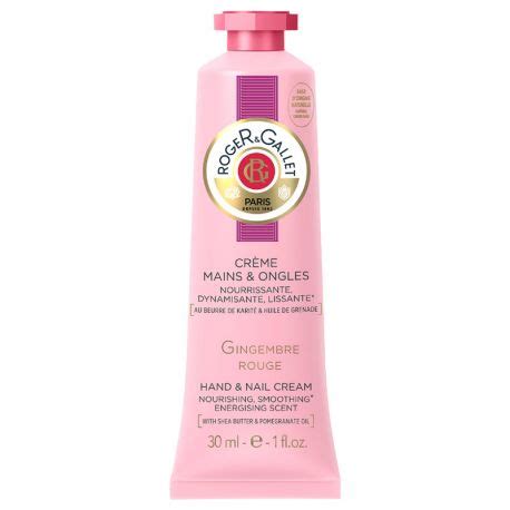 Buy Roger Gallet Red Ginger Hand Cream 30ml In Pharmacy