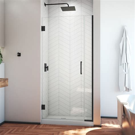 Dreamline Unidoor Plus Matte Black 35 1 2 In To 36 In W X 72 In H