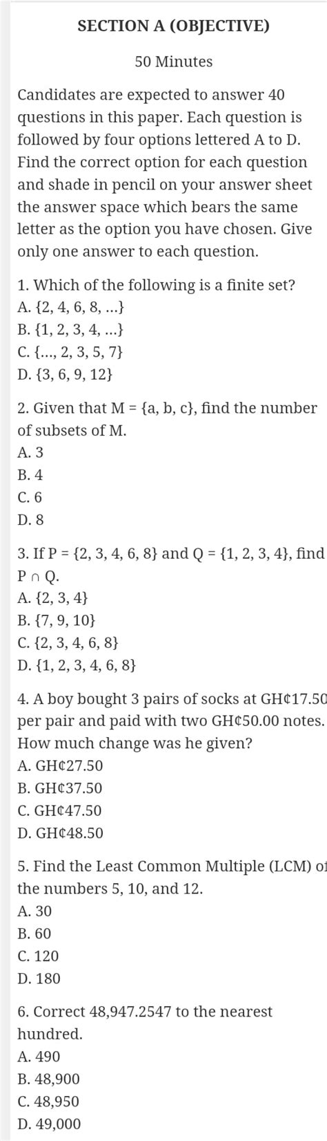 Ai Predicts Bece Mathematics Questions Ghana Education News