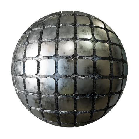 Procedural Sci Fi Metal Plating Free Metal Materials Blenderkit