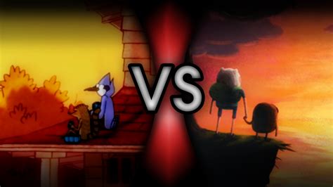 Mordecai Rigby Vs Finn Jake V2 By Soupeater98 On Deviantart