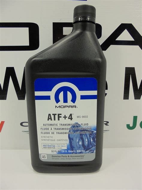 Automatic Transmission Fluid St Vin J Mopar 68218057aa For Sale Online Ebay