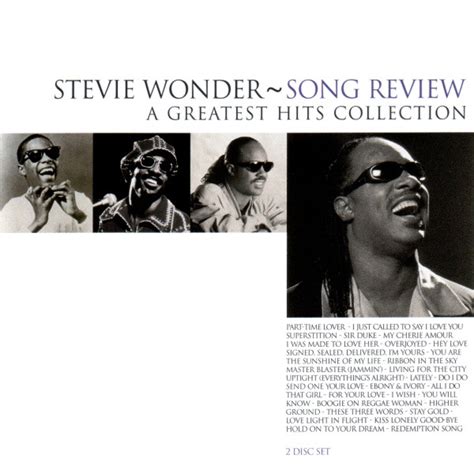 Stevie Wonder Song Review A Greatest Hits Collection Cd