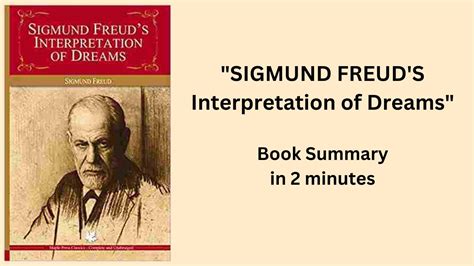 The Interpretation Of Dreams By Sigmund Freud Book Summary In 2