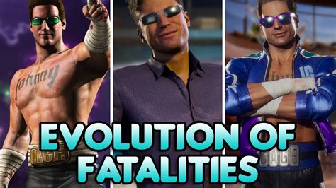 Evolution Of Johnny Cage Fatalities Mortal Kombat 1992 2023 4K