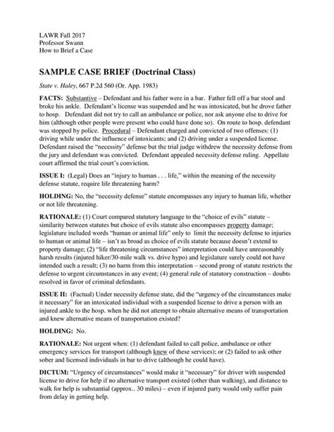 8 case summary examples doc pdf examples legal case note template sample | Notes template ...